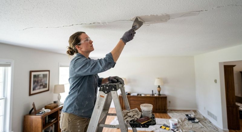 Bedroom Ceiling Repair in Kansas City, KS
