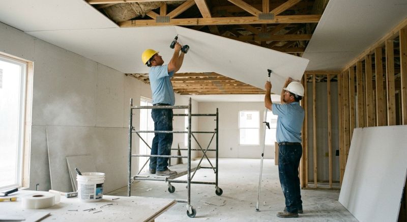 Ceiling Drywall Installation in Wilmington, NC