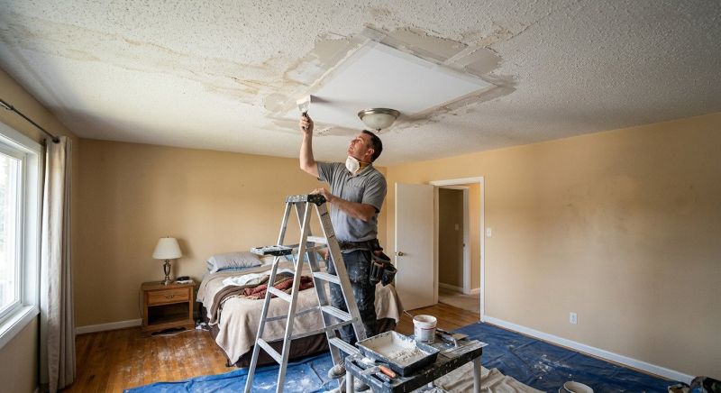 Ceiling Drywall Repair in Olathe, KS