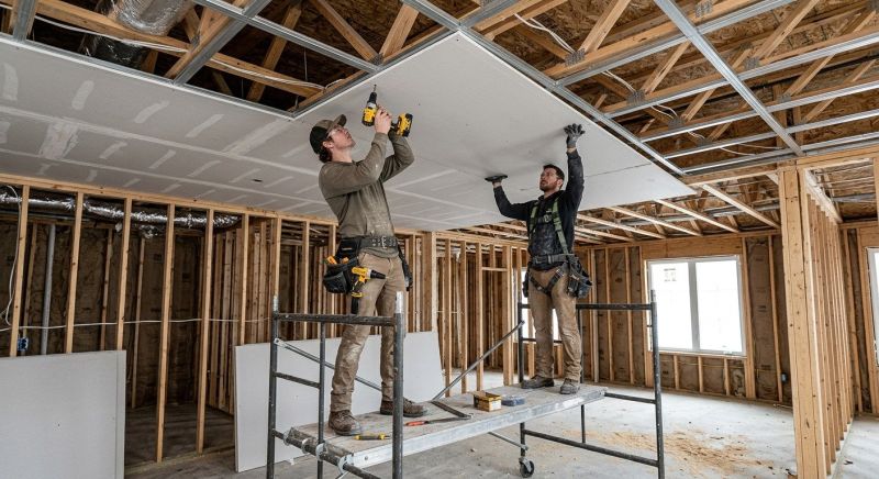 Ceiling Drywall Replacement in Olathe, KS