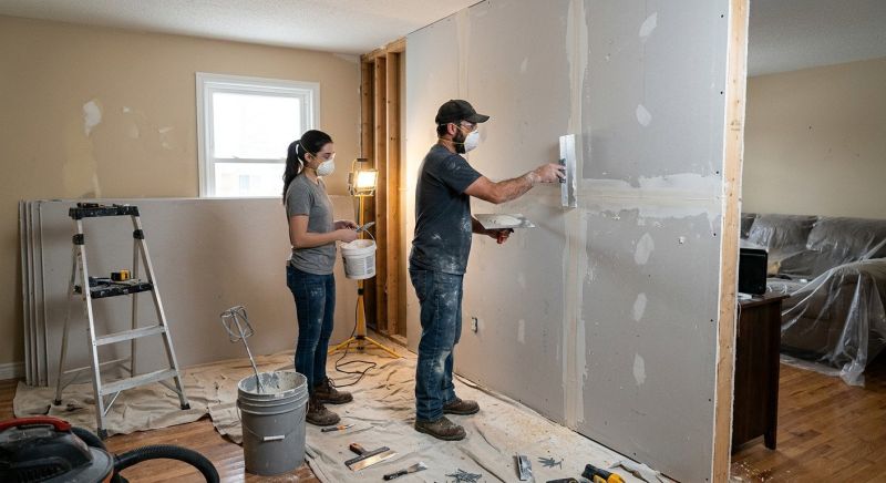 Drywall Construction in Conroe, TX