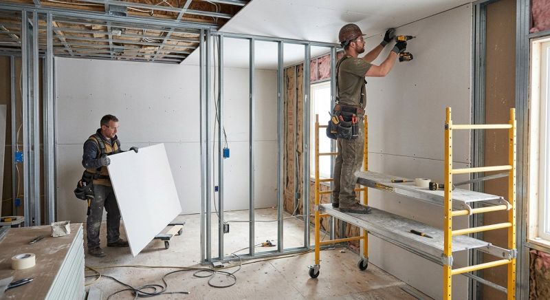 Drywall Construction in Overland Park, KS