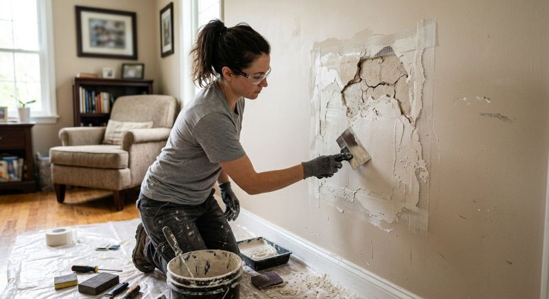 Drywall Crack Repair in Wilmington, NC