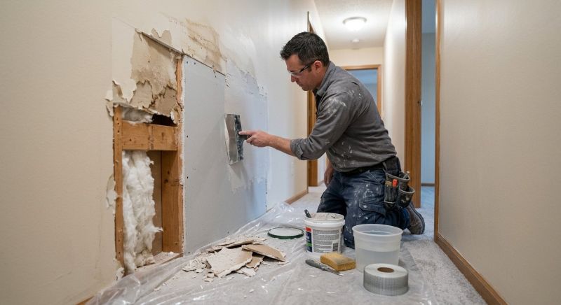 Drywall Water Damage Repair in Kansas City, KS