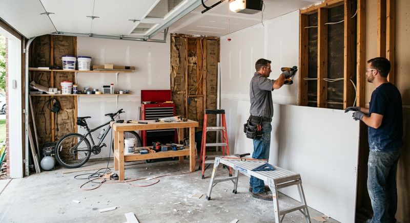 Garage Wallboard Installation in Kansas City, KS