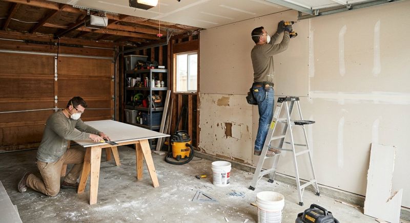 Garage Wallboard Installation in Denver, CO