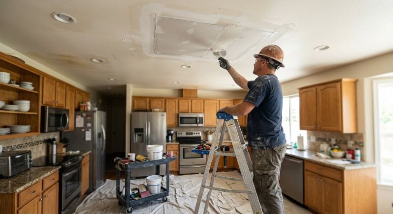 Kitchen Drywall Repair in Kansas City, KS
