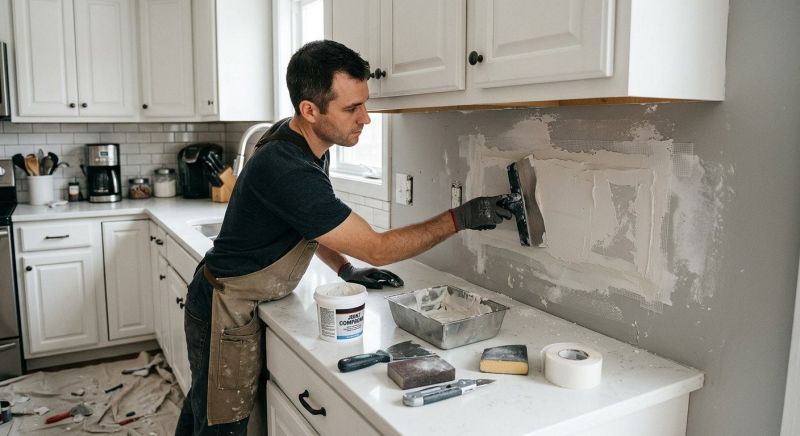 Kitchen Drywall Repair in Conroe, TX