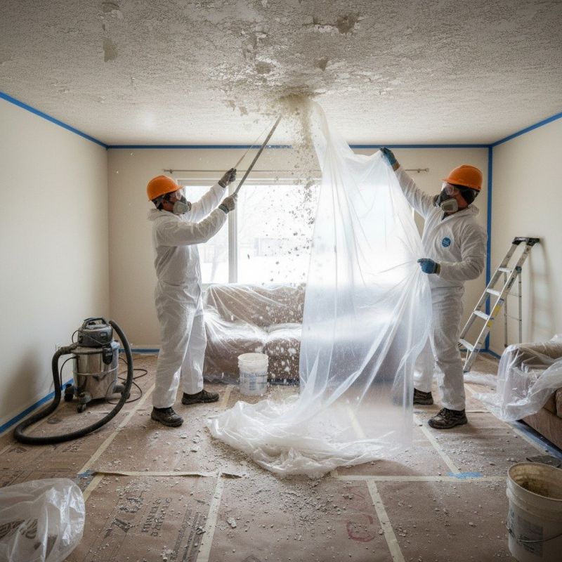 Knockdown Ceiling Removal in Waco, TX