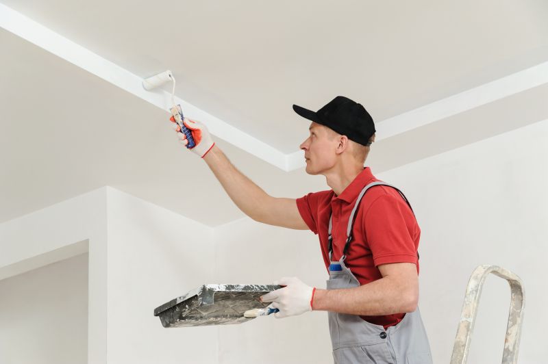 Stucco Ceiling Painting in Kansas City, KS