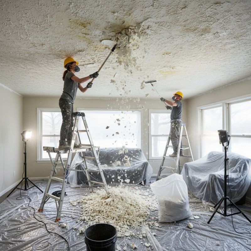 Swirled Ceiling Removal in Waco, TX