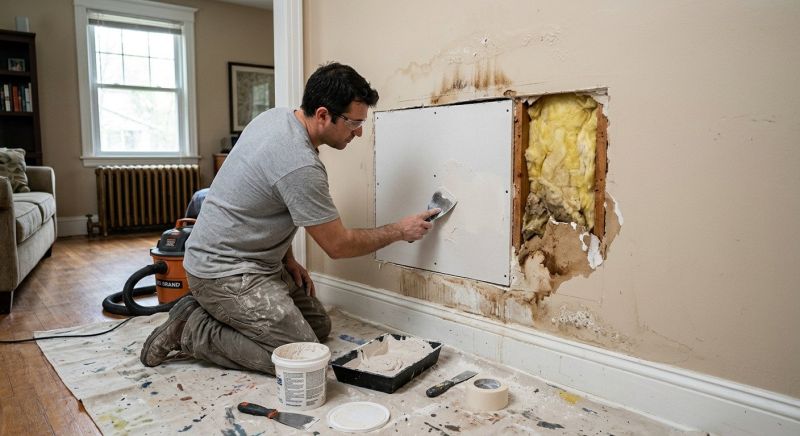Wall Damage Repair in Conroe, TX